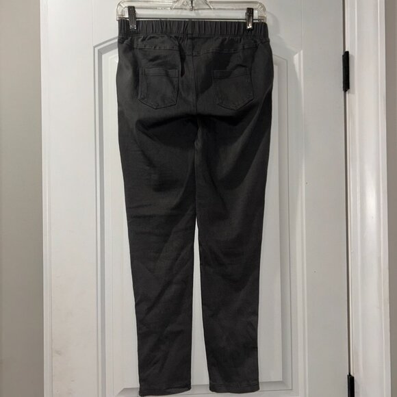 Tia Teal Dark Gray Skinny Leg Pants Women’s Medium - Picture 7 of 7